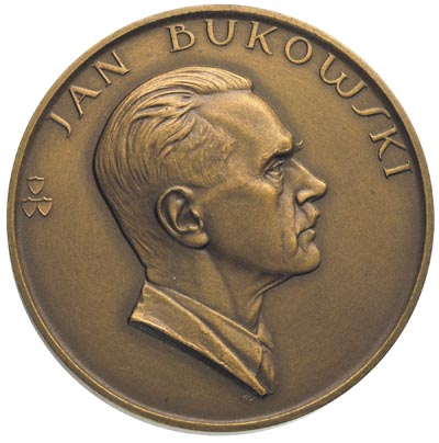 Jan Bukowski - medal autorstwa Franciszka Kalfas