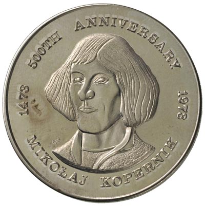 Mikołaj Kopernik - medal na 500-lecie urodzin wy