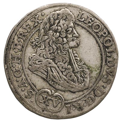 Leopold 1657-1705, 15 krajcarów 1694, Wrocław, F