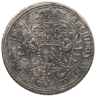 Józef  I 1705-1711, talar 1707, Wrocław, Aw: Popiersie, Rw: Orzeł dwugłowy, srebro 28.97 g, F.u.S. 783, Herinek 140, Dav. 1029, ciemna patyna