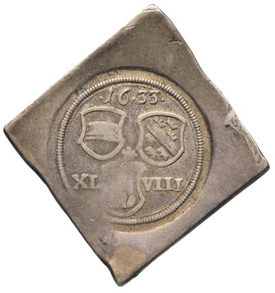 48 krajcarów 1633, klipa, srebro 16.44 g, moneta