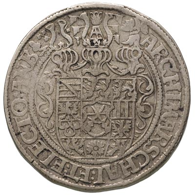 Maurycy 1541-1553, talar 1547, Annaberg, Aw: Popiersie w polu data, Rw: Tarcza herbowa, srebro 28.89 g, Schnee 680, Dav. 9786