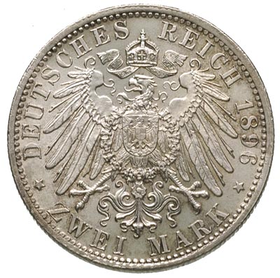 Bawaria, Otto 1886-1913, 2 marki 1896/D, Monachi