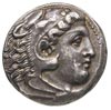 MACEDONIA- Aleksander Wielki 336-323 pne i następcy, tetradrachma 336-320, Pella, Aw: Głowa Herakl..