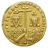 Konstantyn VII i Roman I 920-944, solidus, Konstantynopol, Aw: Popiersie Chrystusa z księgą (Bilbi..