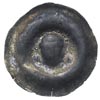 brakteat; Głowa w mitrze, srebro 0.49 g, Fbg. 554