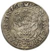 ort 1612, Gdańsk, kropka nad łapą niedźwiedzia, moneta z końca blachy, patyna
