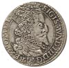 szóstak 1596, Malbork, odmiana z dużą głową króla, bardzo rzadki, patyna
