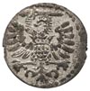 denar 1595, Gdańsk, drobna wada blachy, ale ładny egzemplarz