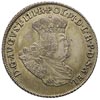 złotówka (30 groszy) 1763, Gdańsk, bardzo ładna, patyna