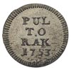 póltorak 1753, Lipsk, Merseb. 1788, rzadka monet