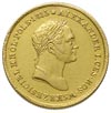 50 złotych 1829, Warszawa, złoto 9.76 g, Plage 10, Bitkin 985 R 1, Fr. 109, minimalny ślad po uchu..