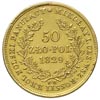 50 złotych 1829, Warszawa, złoto 9.76 g, Plage 10, Bitkin 985 R 1, Fr. 109, minimalny ślad po uchu..
