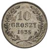 10 groszy 1835, Wiedeń, Plage 295, ładny egzempl
