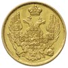 3 ruble = 20 złotych 1837, Petersburg, złoto 3.91 g, Plage 305, Bitkin 1078 R, ładnie zachowany eg..