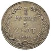 3/4 rubla = 5 złotych 1840, Warszawa, Plage 365, Bitkin 1146, delikatna patyna