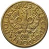 5 groszy 1923, Warszawa, mosiądz, Parchimowicz 103 a, mikroryski