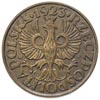 5 groszy 1923, Warszawa, mosiądz, Parchimowicz. 103 a, patyna