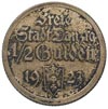 1/2 guldena 1923, Utrecht, Koga, Parchimowicz 59 a, nierównomierna patyna