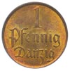 1 fenig 1937, Berlin, Parchimowicz 53 e, moneta w pudełku PCGS -MS 63 RB (Red Brown-określenie bar..