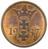 1 fenig 1937, Berlin, Parchimowicz 53 e, piękny, patyna