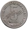 5 marek 1943, Łódź, aluminium 1.46 g, Parchimowicz 14 a