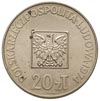 20 złotych 1974, Warszawa, XXX LAT PRL, na rewersie wypukły napis PRÓBA, miedzionikiel 10.16 g, Pa..