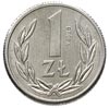 1 złoty 1989, Warszawa, na rewersie wypukły napis PRÓBA, aluminium 0.57 g, Parchimowicz P-222 c, n..