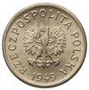 10 groszy 1949, Warszawa, na rewersie wklęsły napis PRÓBA, miedzionikiel 1.94 g, Parchimowicz -