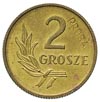2 grosze 1949, Warszawa, na rewersie wklęsły napis PRÓBA, mosiądz 1.58 g, Parchimowicz P-202 b, wy..