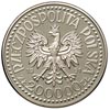 200 000 złotych 1991, Warszawa, Jan Paweł II, na rewersie wypukły napis PRÓBA, nikiel 16.32 g, Par..