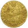 Karol XI 1660-1697, dukat 1673, Ryga, złoto 3.43 g, Ahlström 90 R, Fr. 17, moneta bardzo rzadka i ..