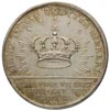 medal koronacyjny 1764 autorstwa T. Pingo, Aw: Popiersie króla w prawo i napis w otoku, Rw: Korona..