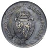 medal na uwłaszczenie włościan przez Rząd Narodowy Polski 1863, Aw: Tarcza herbowa pod koroną i na..