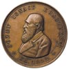 Józef Ignacy Kraszewski-medal autorstwa W.A. Malinowskiego 1879 r., Aw: Popiersie i napis w otoku,..