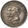 Kornel Ujejski i Józef Nikorowicz- medal wybity z okazji napisania chorału 1893 r., Aw: Popiersia ..
