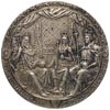 500-lecie Uniwersytetu Jagiellońskiego - medal autorstwa W. Trojanowskiego 1900 r., Aw: Siedzące p..