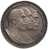 Rada Regencyjna-medal autorstwa J. Raszki 1917 r., Aw: Postacie klęczące przed Matką Boską i napis..