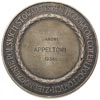medal nagrodowy dla Jana Appelta 1934 r., Aw: W wieńcu imię i nazwisko nagrodzonego, w otoku napis..