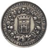 medal autorstwa Grilicha z wystawy w Związku Sadownictwa w Rydze (ok.1890 r.), Aw: Portret kobiety..