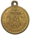 Aleksander II, -medal za wojnę krymską1853-1856, brąz 29.6 mm, Diakow 654.2 R1