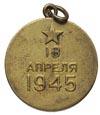 medal za zdobycie Wiednia, mosiądz 32 mm, brak wstążki, rzadki