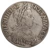 Ludwik XIV 1643-1715, ecu 1648, Rouen, srebro 27