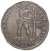 Rudolf August 1666-1685, talar 1667, litery HS, Aw: Tarcza herbowa, Rw: Dziki człowiek, srebro 28...