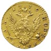 rubel 1779, Petersburg, Aw: Popiersie, Rw: Orzeł dwugłowy, złoto 1.24 g, Bitkin 115 R, Fr. 135, ba..