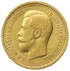 7 1/2 rubla 1897, Petersburg, złoto 6.43 g, Bitkin 17, Kazakow 67, Fr. 178, ładny egzemplarz