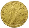 Maria Teresa 1740-1780, dukat 1763, Krzemnica, złoto 3.49 g, Fr. 181, lekko gięty, ale bardzo ładn..