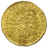 Maria Teresa 1740-1780, dukat 1763, Krzemnica, złoto 3.49 g, Fr. 181, lekko gięty, ale bardzo ładn..