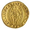Francesco Venier 1554-1556, zecchino, złoto 3.45 g, Fr. 1253, ładny egzemplarz, patyna