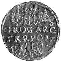 trojak 1597, Lublin, Aw: j.w., Rw: j.w., Kop.XLV